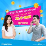 Vinaphone khuyến mãi ngày 14/7/2017 tặng 50% giá trị thẻ nạp