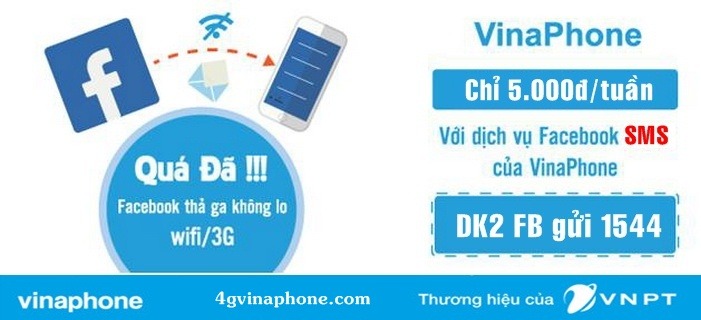 Đăng ký dịch vụ facebook SMS Vinaphone