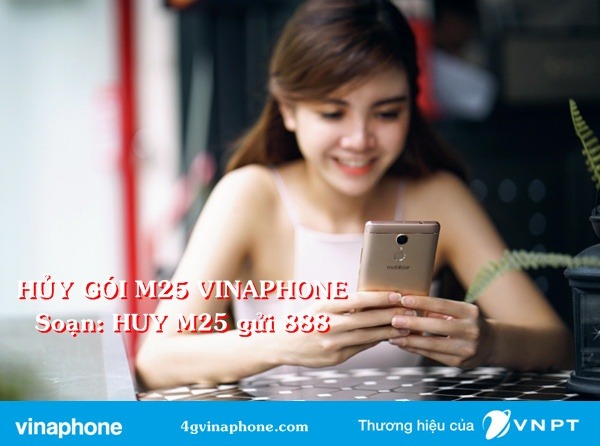 Cách hủy gói M25 Vinaphone