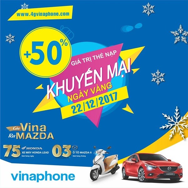 Chương trình Khuyến mãi Vinaphone ngày 22/12