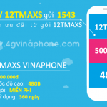 Đăng ký gói cước 12TMAXS Vinaphone