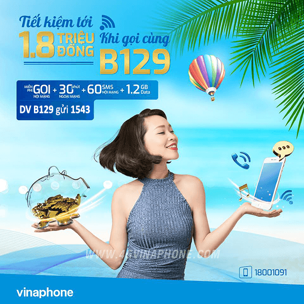 Đăng ký gói B129 Vinaphone