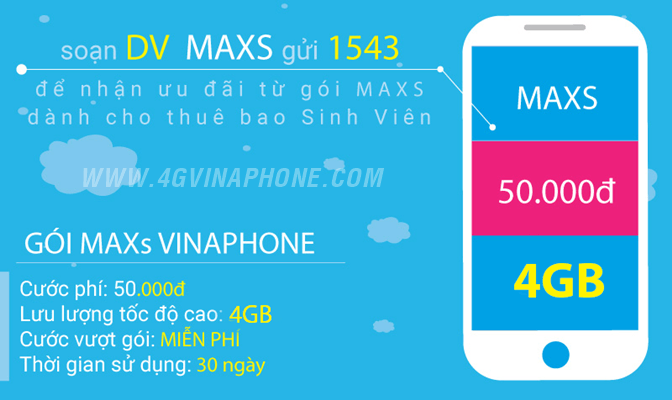 Đăng ký 4g Vinaphone sinh viên