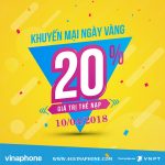 Chương trình Vinaphone khuyến mãi ngày 10/4/2018