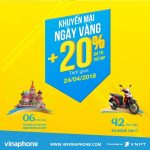 Chương trình Vinaphone khuyến mãi ngày vàng 24/4