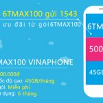 Đăng ký gói 6TMAX90 Vinaphone