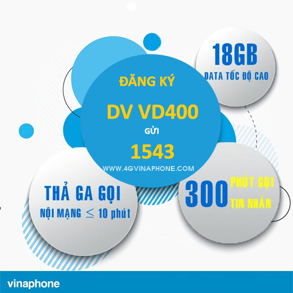 Đăng ký gói VD400 Vinaphone 