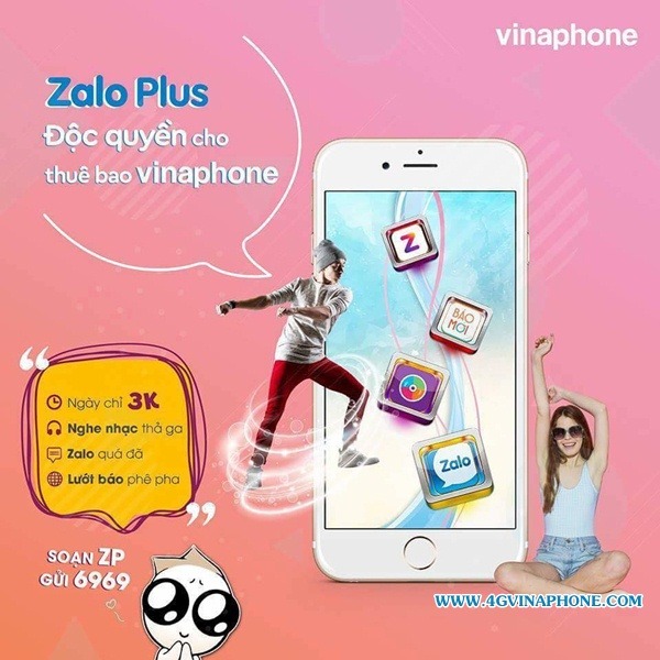 Cách đăng ký gói Zalo Plus Vinaphone