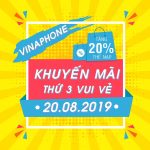 Vinaphone khuyến mãi ngày 20/8/2019