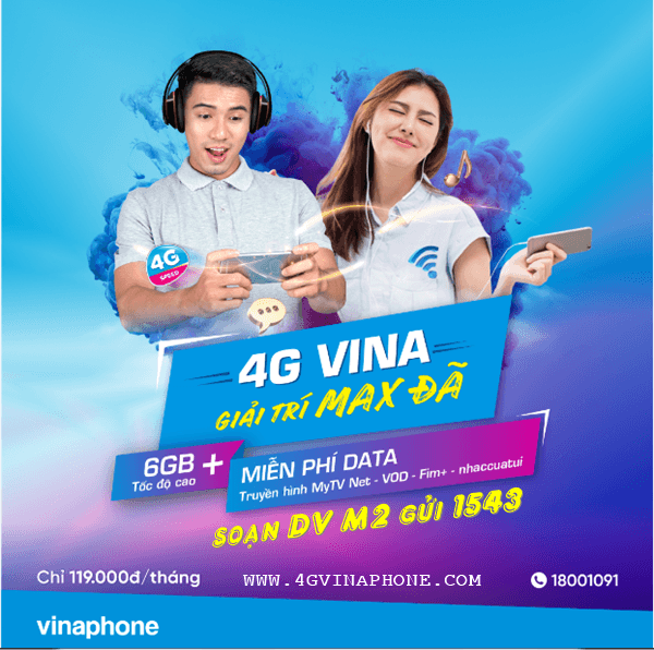 Cách đăng ký gói cước M2 Vinaphone