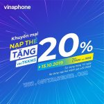 Vinaphone khuyến mãi ngày 15/10/2019