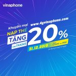 Vinaphone khuyến mãi ngày 31/12/2019