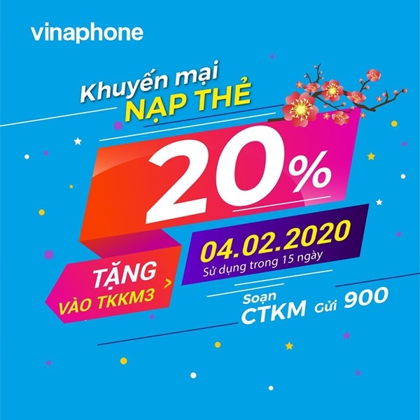 Vinaphone khuyến mãi ngày 4/2/2020