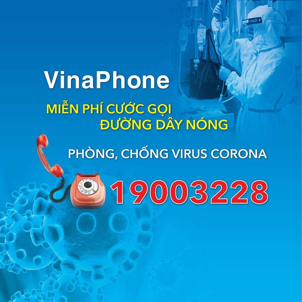 Vinaphone miễn phí cước gọi đến Bộ Y tế