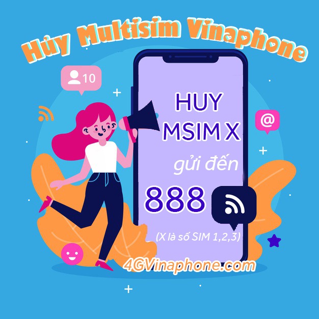 Hướng dẫn cách hủy dịch vụ MultiSIM Vinaphone