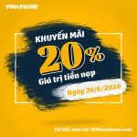 Vinaphone khuyến mãi ngày 26/6/2020