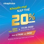 Vinaphone khuyến mãi ngày 19/6/2020 ưu đãi ngày vàng toàn quốc