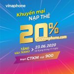 Vinaphone khuyến mãi ngày 23/6/2020 ưu đãi cho tb may mắn