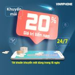 thông tin chi tiết chương trình khuyến mãi Vinaphone ngày 24/7/2020