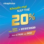 Thông tin chi tiết về chương trình khuyến mãi Vinaphone ngày 7/7/2020