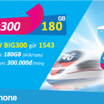 Gói BIG300 VinaPhone ưu đãi data khủng 180GB dùng 30 ngày