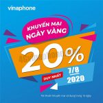 thông tin chi tiết chương trình khuyến mãi Vinaphone ngày 7/8/2020