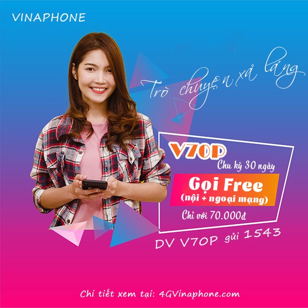 Hướng dẫn cách đăng ký gói cước V70P Vinaphone