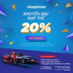 Khuyến mãi Vinaphone ngày 6/10/2020 ưu đãi cho TB may mắn