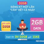 Cách đăng ký gói cước D2GB Vinaphone nhận 2GB data chỉ với 5.000đ