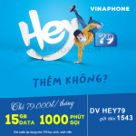 Hướng dẫn cách đăng ký gói cước HEY79 Vinaphone