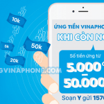 Cách ứng tiền Vinaphone lần 2, lần 3, lần 4 khi còn nợ tiền ứng