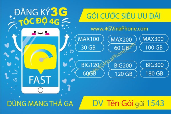 Cách đăng ký 3G Vinaphone ưu đãi khủng 2021 - 4GVinaPhone.com