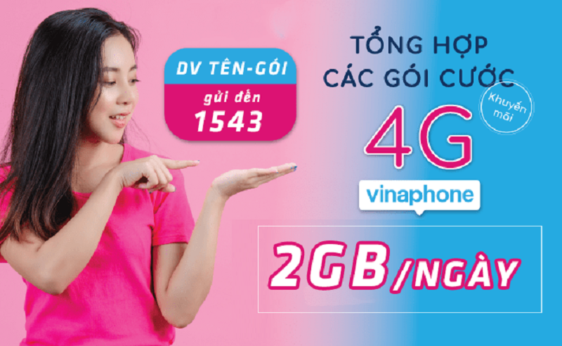 Tổng hợp các gói cước 4G Vinaphone 2GB/ngày ưu đãi siêu hấp dẫn