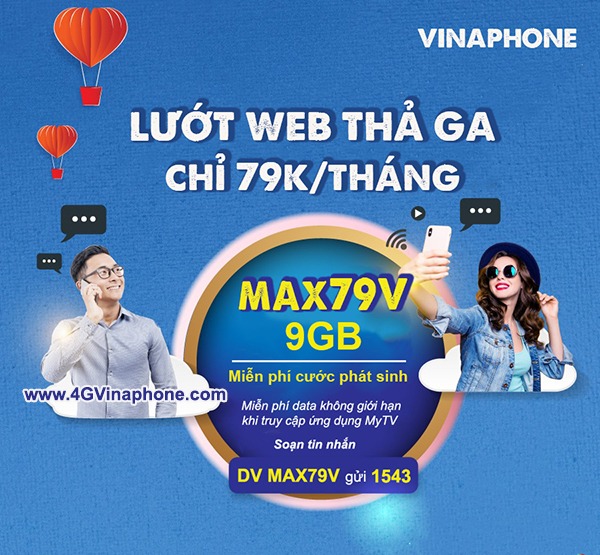 Hướng dẫn cách đăng ký gói cước MAX79V Vinaphone ưu đãi combo 2 trong 1