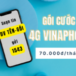 Đăng ký gói cước 4G Vinaphone 70K 1 tháng ưu đãi hấp dẫn