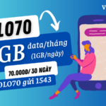 Đăng ký gói cước YOLO70 Vinaphone nhận 30GB data 1 tháng