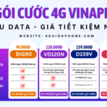 Tổng hợp các gói cước 4G Vinaphone mới nhất hiện nay