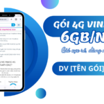 Đăng ký gói cước 4G Vinaphone 6GB/ngày dùng mạng thả ga